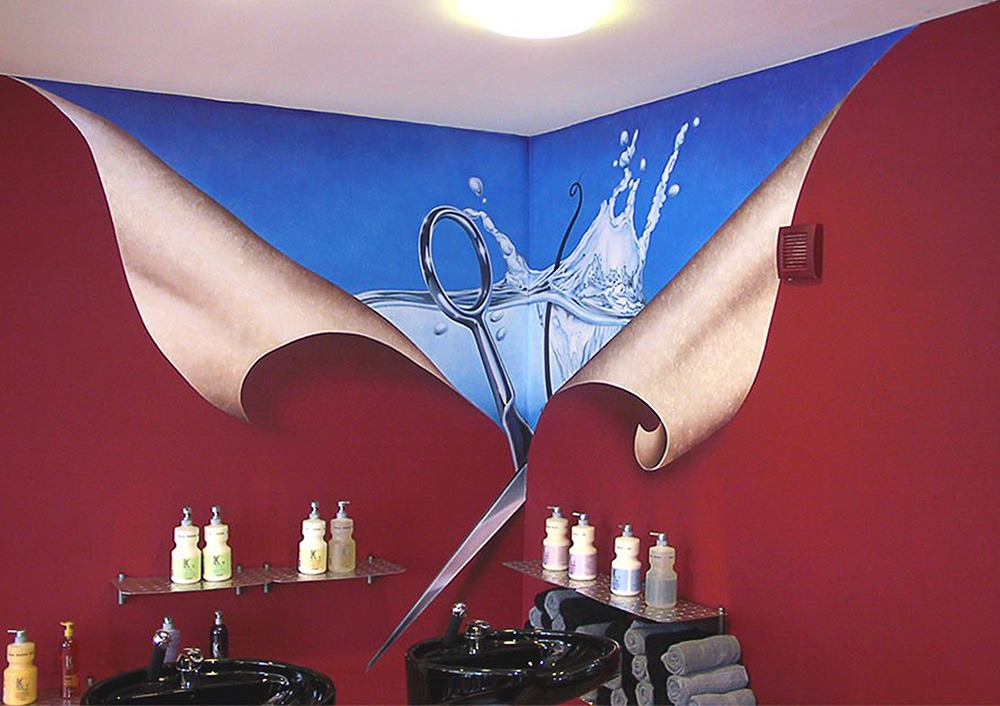 Wandmalerei, Airbrush, Wandbild, Saarland